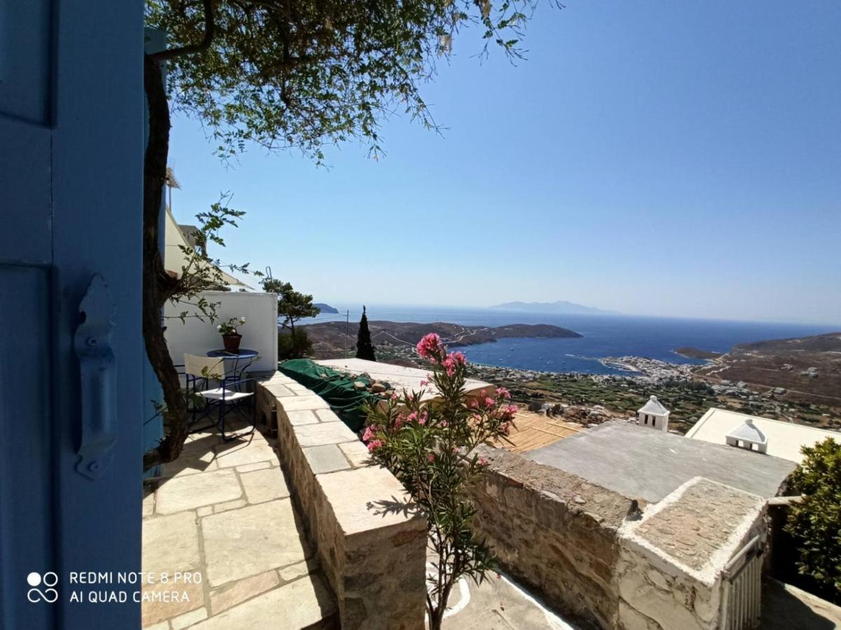 Traditional Stone House With Breathtaking View Villa Serifos Town Exterior foto