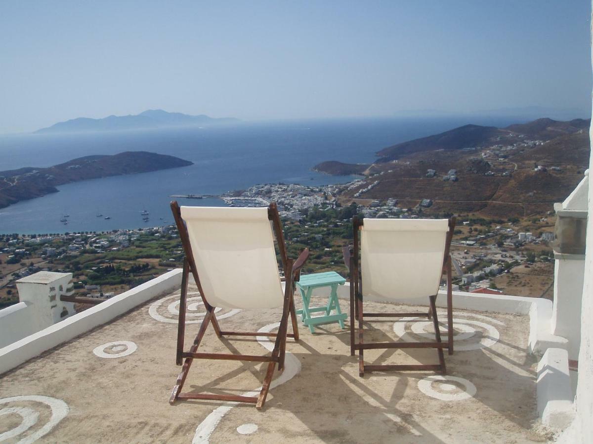 Traditional Stone House With Breathtaking View Villa Serifos Town Exterior foto